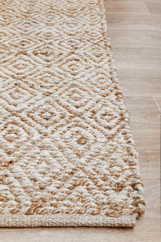 RUG CULTURE RUGS Noosa Geometric Natural Jute Rug