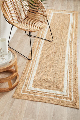 RUG CULTURE RUGS Noosa Natural Jute Runner