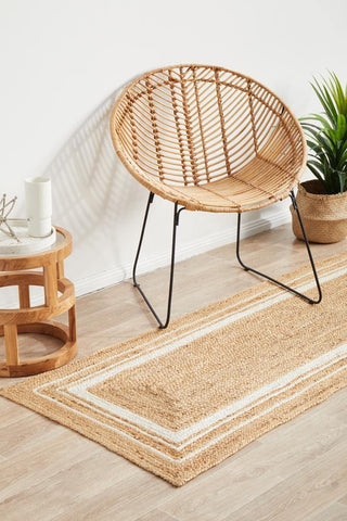 RUG CULTURE RUGS Noosa Natural Jute Runner