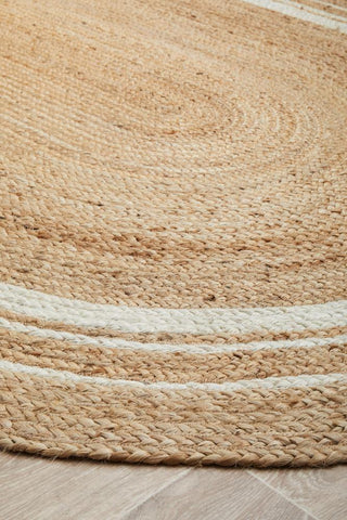 RUG CULTURE RUGS Noosa Natural Oval Rug