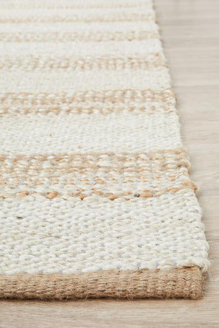 RUG CULTURE RUGS Noosa Stripe Jute Rug