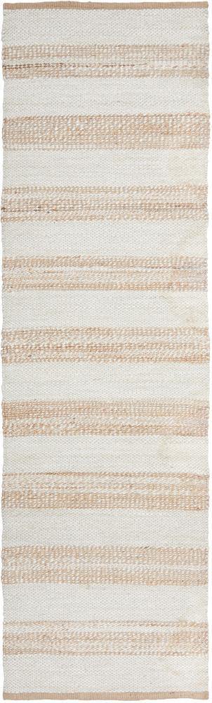 RUG CULTURE RUGS Noosa Stripe Jute Runner