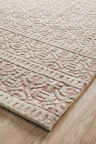 Rug Culture Rugs Odisha Tribal Rug - Peach