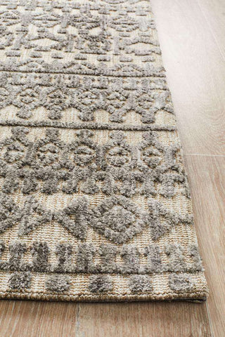 Rug Culture RUGS Orissa Tribal Rug - Natural Grey