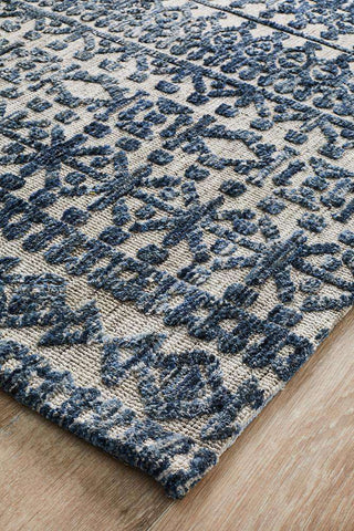 Rug Culture Rugs Orissa Tribal Rug - Navy