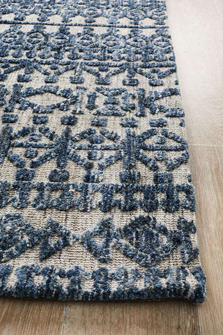 Rug Culture Rugs Orissa Tribal Rug - Navy