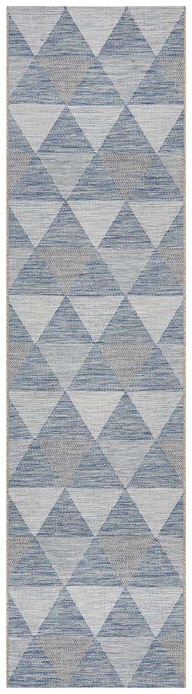 Rug Culture Rugs Otranto Outdoor Runner - Blue