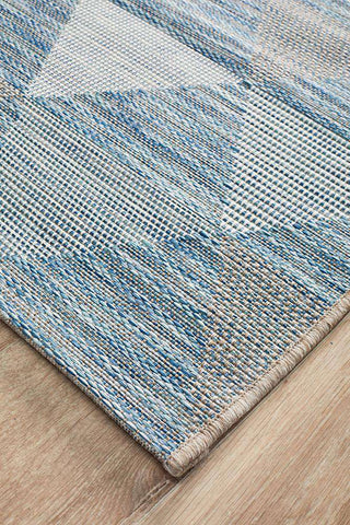 Rug Culture Rugs Otranto Outdoor Runner - Blue