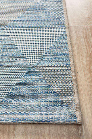 Rug Culture Rugs Otranto Outdoor Runner - Blue