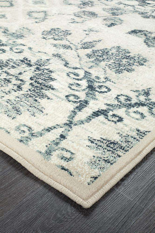 Rug Culture Rugs Oxford Ivory & Blue Rug