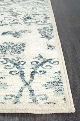 Rug Culture Rugs Oxford Ivory & Blue Rug