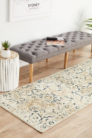 Rug Culture Rugs Oxford Petal Bone Runner