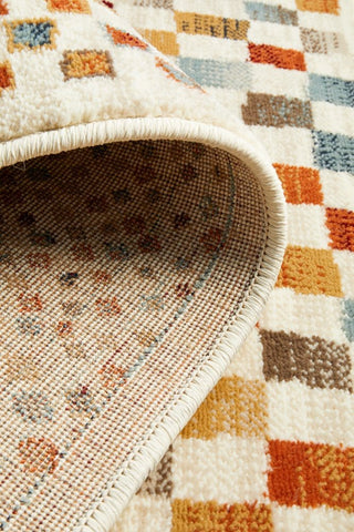 Rug Culture Rugs Oxford Squares Bone Rug