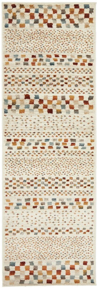 Rug Culture Rugs Oxford Squares Bone Runner