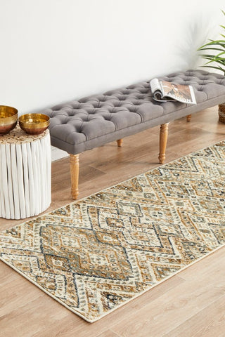 Rug Culture Rugs Oxford Tribe Bone Runner