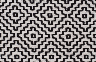 Rug Culture Rugs Piedmont Diamond Rug - Black & White