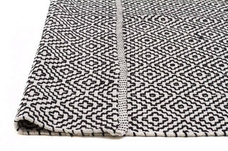 Rug Culture Rugs Piedmont Diamond Rug - Black & White