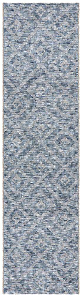 Rug Culture Rugs Piraeus Outdoor Runner - Blue