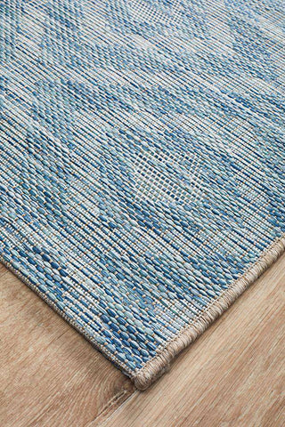 Rug Culture Rugs Piraeus Outdoor Runner - Blue