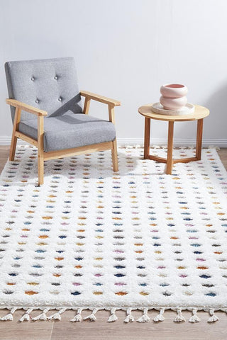 RUG CULTURE Rugs Polka Shag Rug