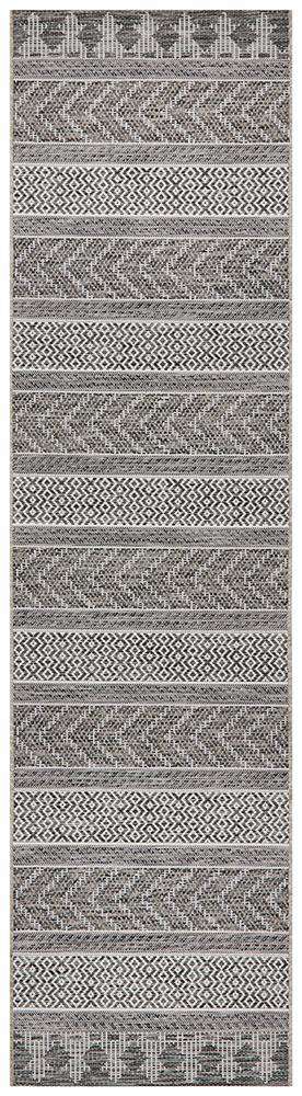 Rug Culture RUGS Pylos Outdoor Runner - Grey