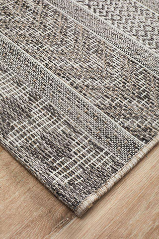 Rug Culture RUGS Pylos Outdoor Runner - Grey