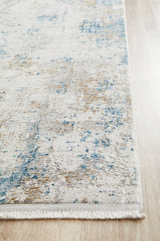 Rug Culture RUGS Remy Modern Blue Runner