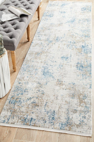 Rug Culture RUGS Remy Modern Blue Runner