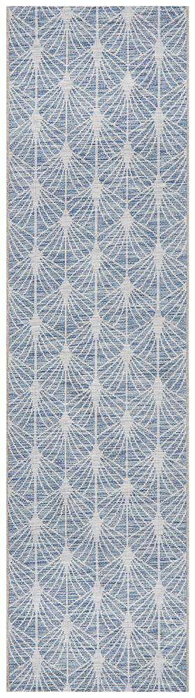 Rug Culture RUGS Rethymno Outdoor Runner - Blue