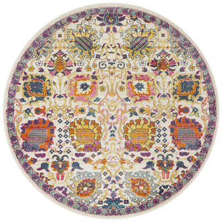 Rug Culture RUGS Reyha Traditional Round Rug