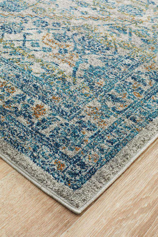 Rug Culture RUGS Rimini Blue & Grey Transitional Rug (Discontinued)