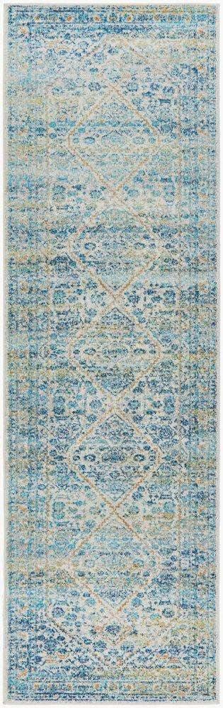 Rug Culture RUGS Rimini Blue & Grey Transitional Runner (Discontinued)