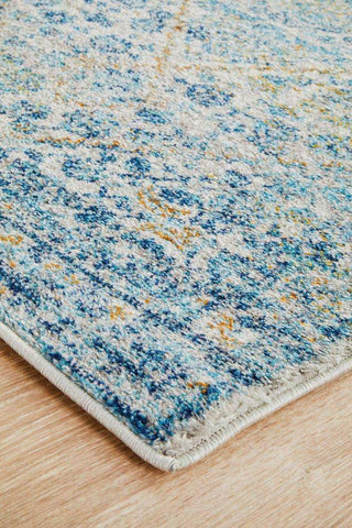 Rug Culture RUGS Rimini Blue & Grey Transitional Runner (Discontinued)