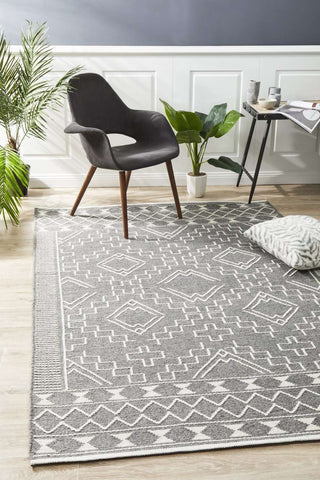 Rug Culture RUGS Salena Grey Wool Rug