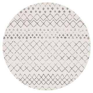 Rug Culture RUGS Selma White Grey Tribal Round Rug