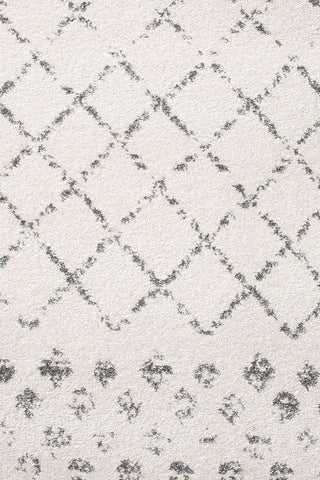 Rug Culture RUGS Selma White Grey Tribal Transitional Rug