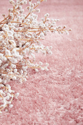 RUG CULTURE RUGS Sienna Blush Shag Rug