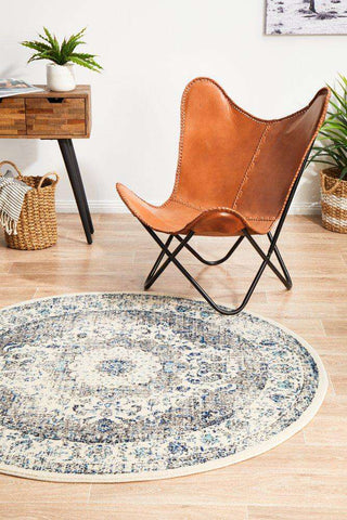 Rug Culture RUGS Sivas Distressed Rug - Round