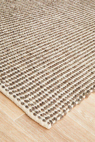 Rug Culture RUGS Skandi Brown Felted Wool Rug