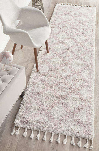 Rug Culture RUGS Sofia Pink Boho Runner