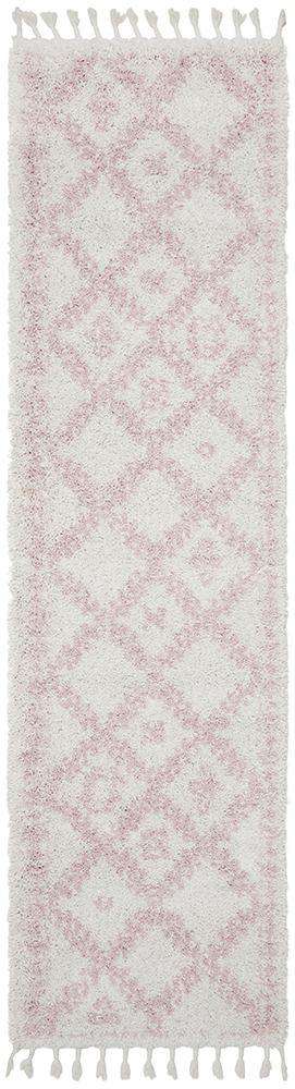 Rug Culture RUGS Sofia Pink Boho Runner