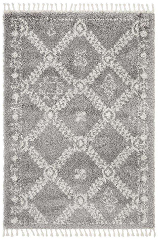 Rug Culture RUGS Sofia Silver Boho Rug