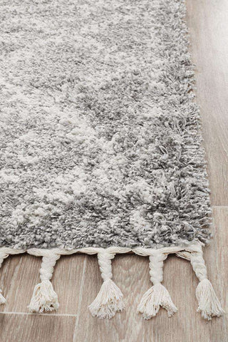 Rug Culture RUGS Sofia Silver Boho Runner