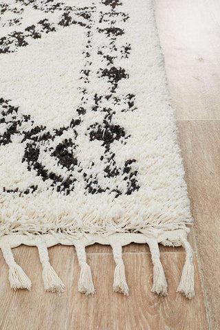 Rug Culture RUGS Sofia White Boho Rug