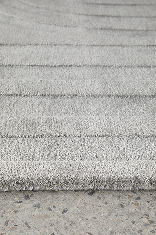 RUG CULTURE RUGS Summit Trail Grey Rug