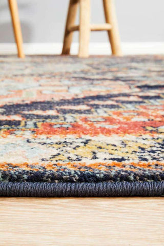 Rug Culture RUGS Talora Navy Tribal Rug