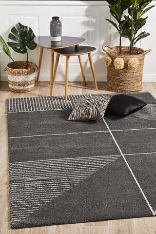 Rug Culture RUGS Tribeca Rug - Charcoal