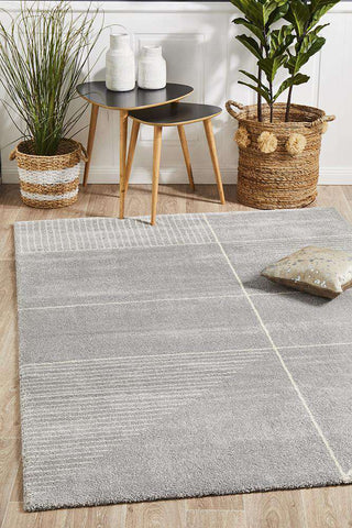 Rug Culture Rugs Tribeca Rug - Silver