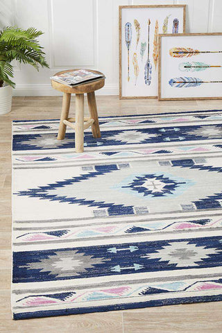 Rug Culture RUGS Tulum Oriental Rug - Navy