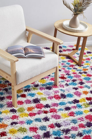 RUG CULTURE RUGS Vegas Polka Dot Rug